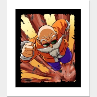 MASTER ROSHI MERCH VTG Posters and Art